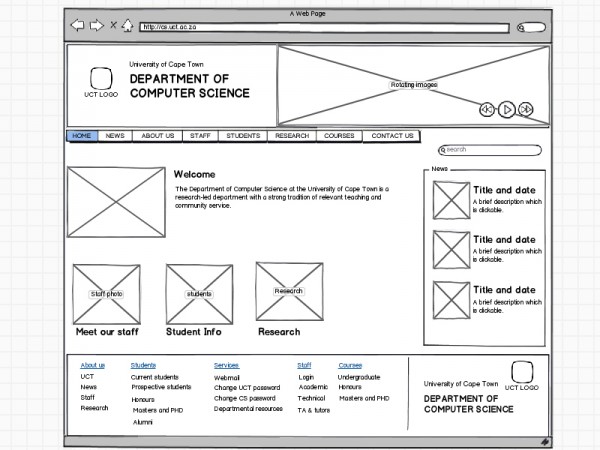 UCT-CS- wireframe